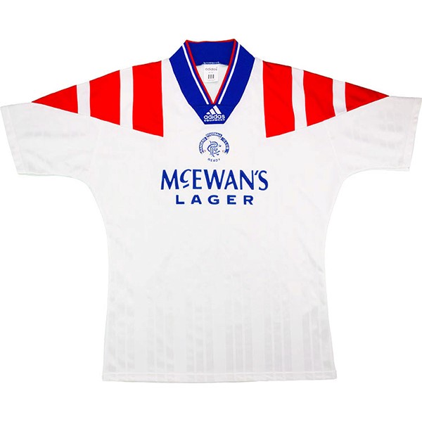 Tailandia Camiseta Rangers 2ª Retro 1992 1993 Blanco